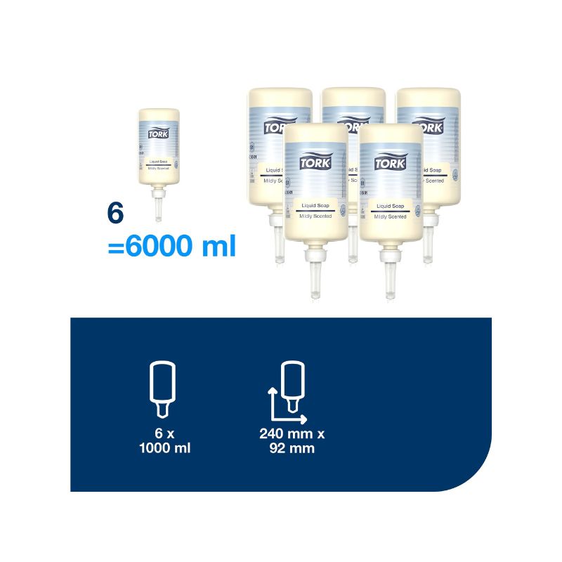 Tork S1 Mildly Scented nestesaippua 1000ml - Image 3